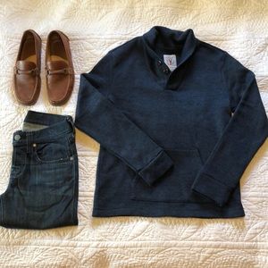 Navy Sweater with pocket